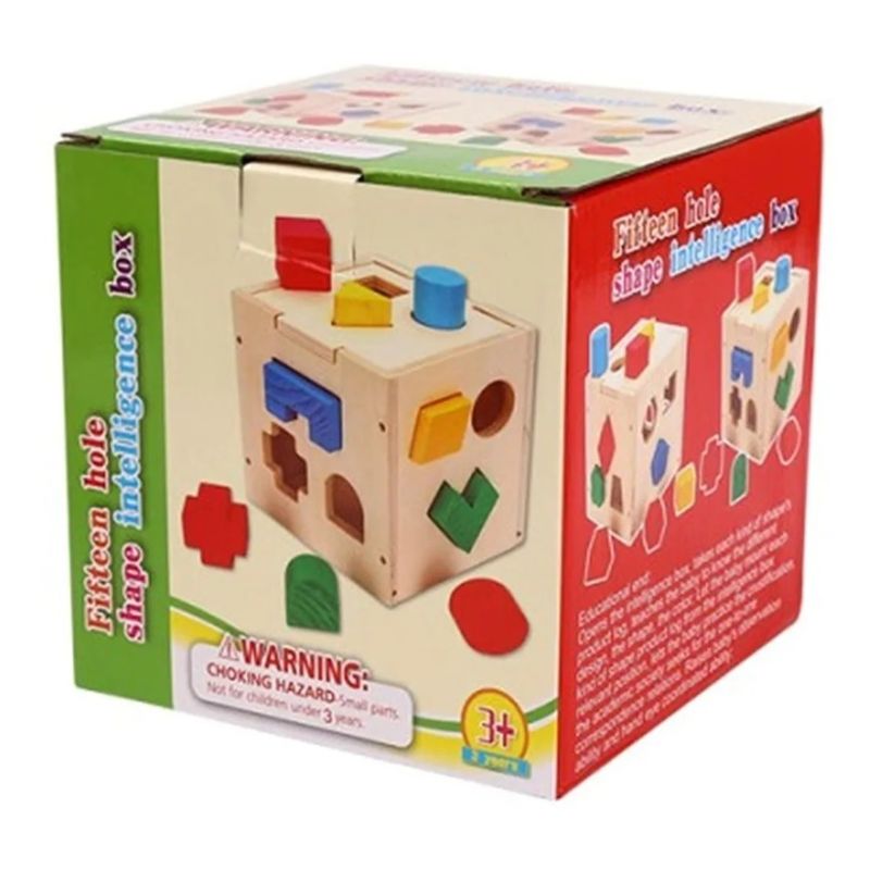 GENERICO - Juego De Madera Cubo Encaje