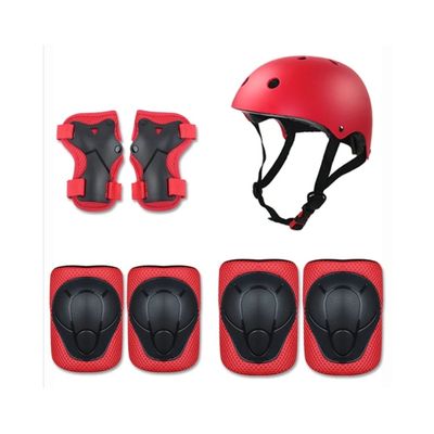 Imagen 2 del producto Set de rodilleras coderas casco y cubre manos para niños