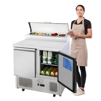 Imagen 2 del producto Meson Refrigerado Pizzero 90 Cm. 300 Lt. Ac. Inox. ESL3832