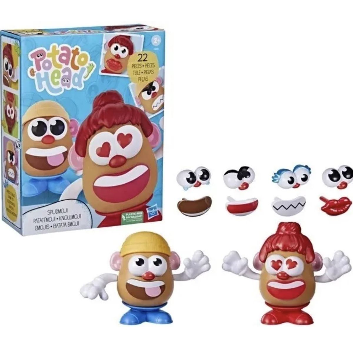 POTATO HEAD - Sr Cara De Papa Toy Story 22 Piezas Spudmoji Emoji