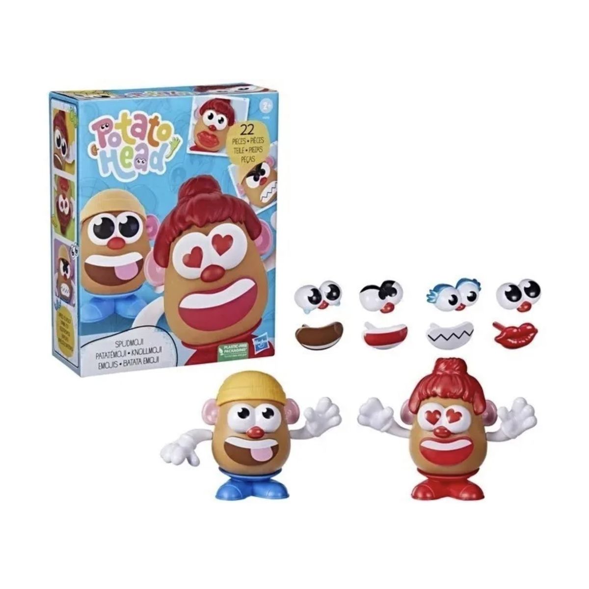 POTATO HEAD - Sr Cara De Papa Toy Story 22 Piezas Spudmoji Emoji