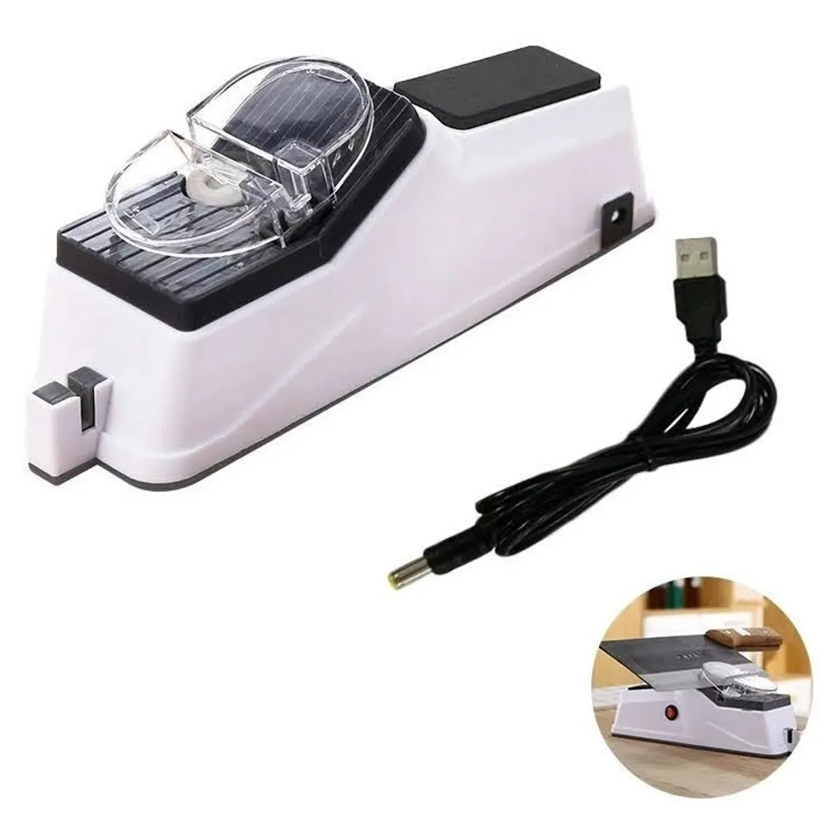 GENERICO - Afilador Cuchillo Y Tijeras Eléctrico Automático Multiuso