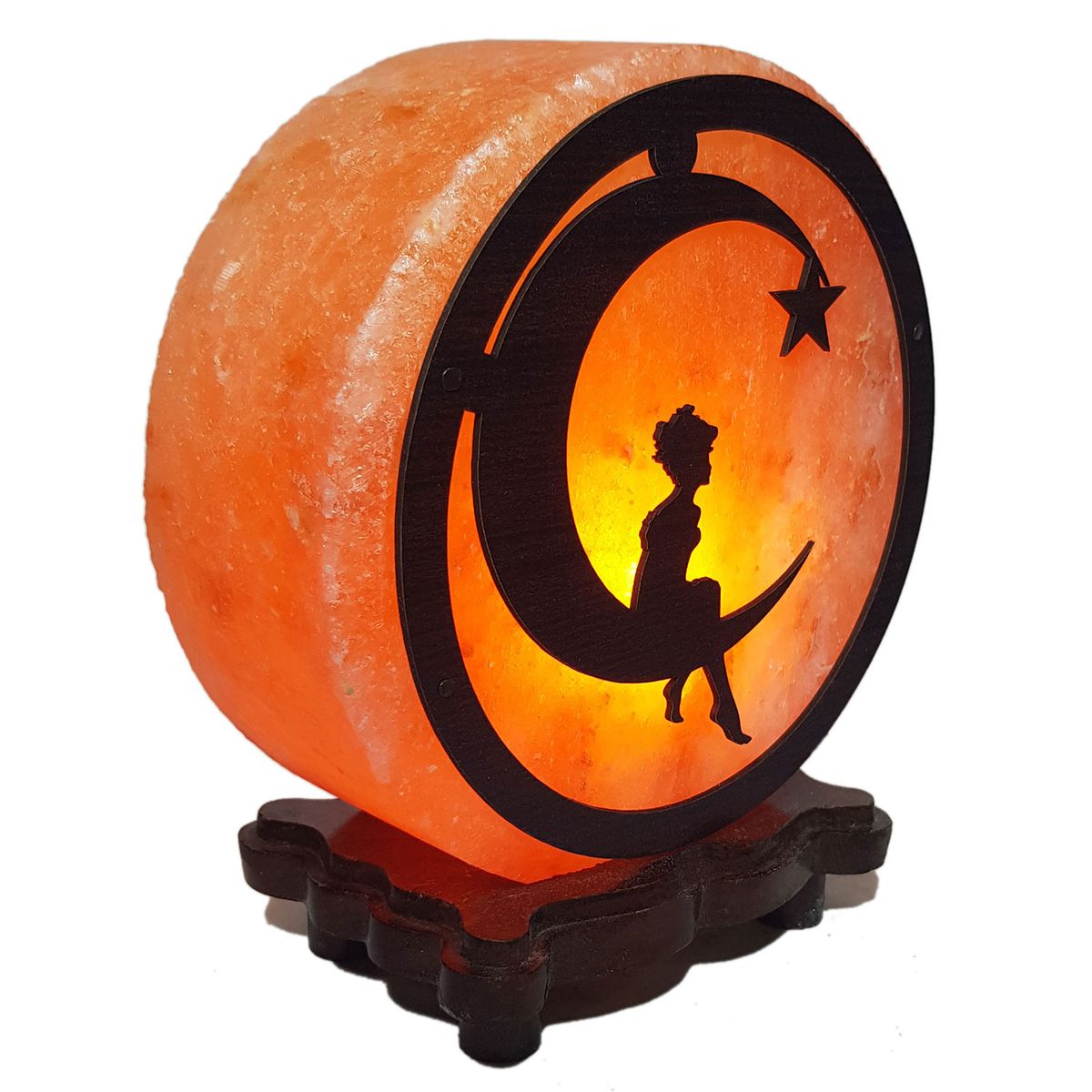 GENERICO - Lámpara de Sal Fig Luna del Himalaya