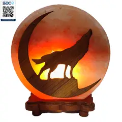 GENERICO - Lámpara de Sal Fig Lobo del Himalaya
