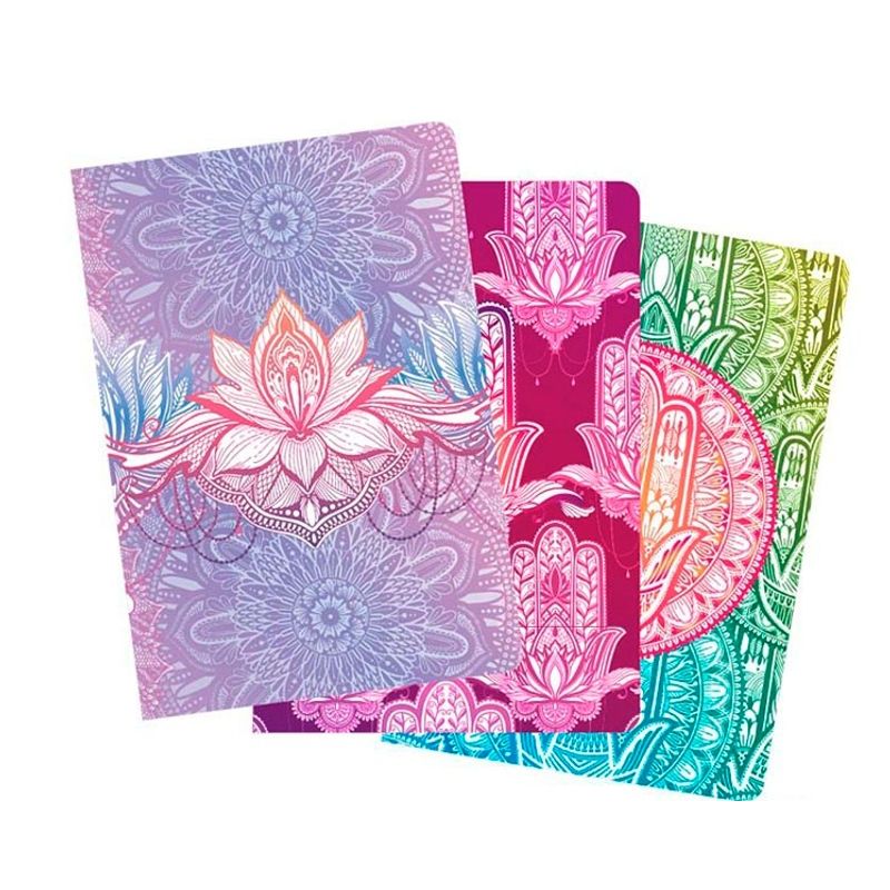 ADIX - Set 3 Libretas 32 Hojas Diferentes Diseño India