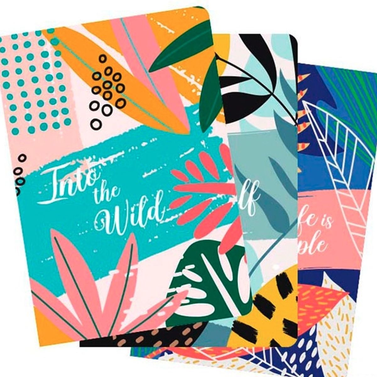 ADIX - Set 3 Libretas 32 Hojas Diferentes Diseño Hojas