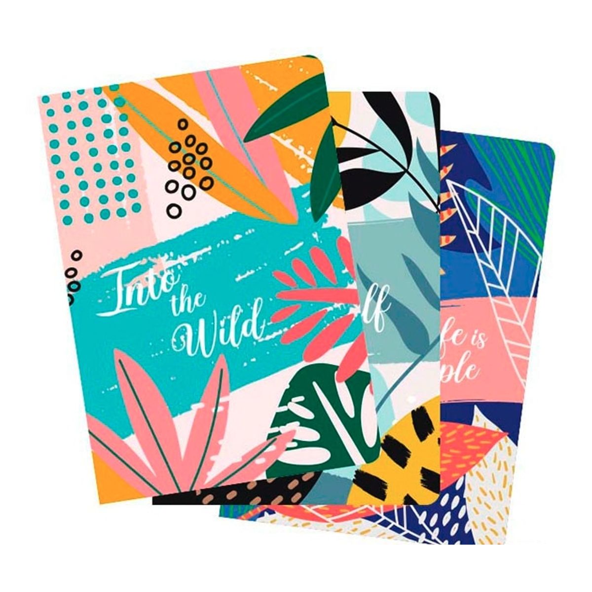 ADIX - Set 3 Libretas 32 Hojas Diferentes Diseño Hojas