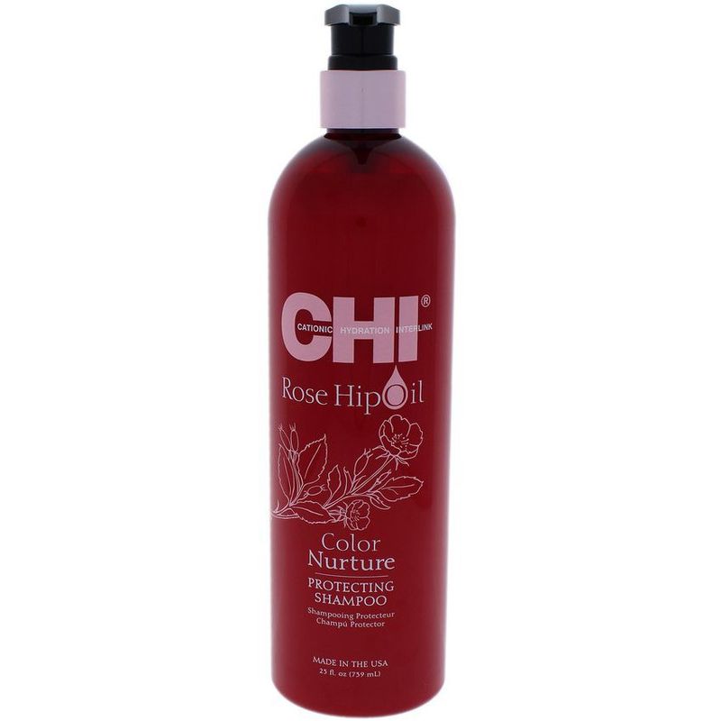 CHI - Shampoo protector de color de rosa de aceite-chi-25oz.