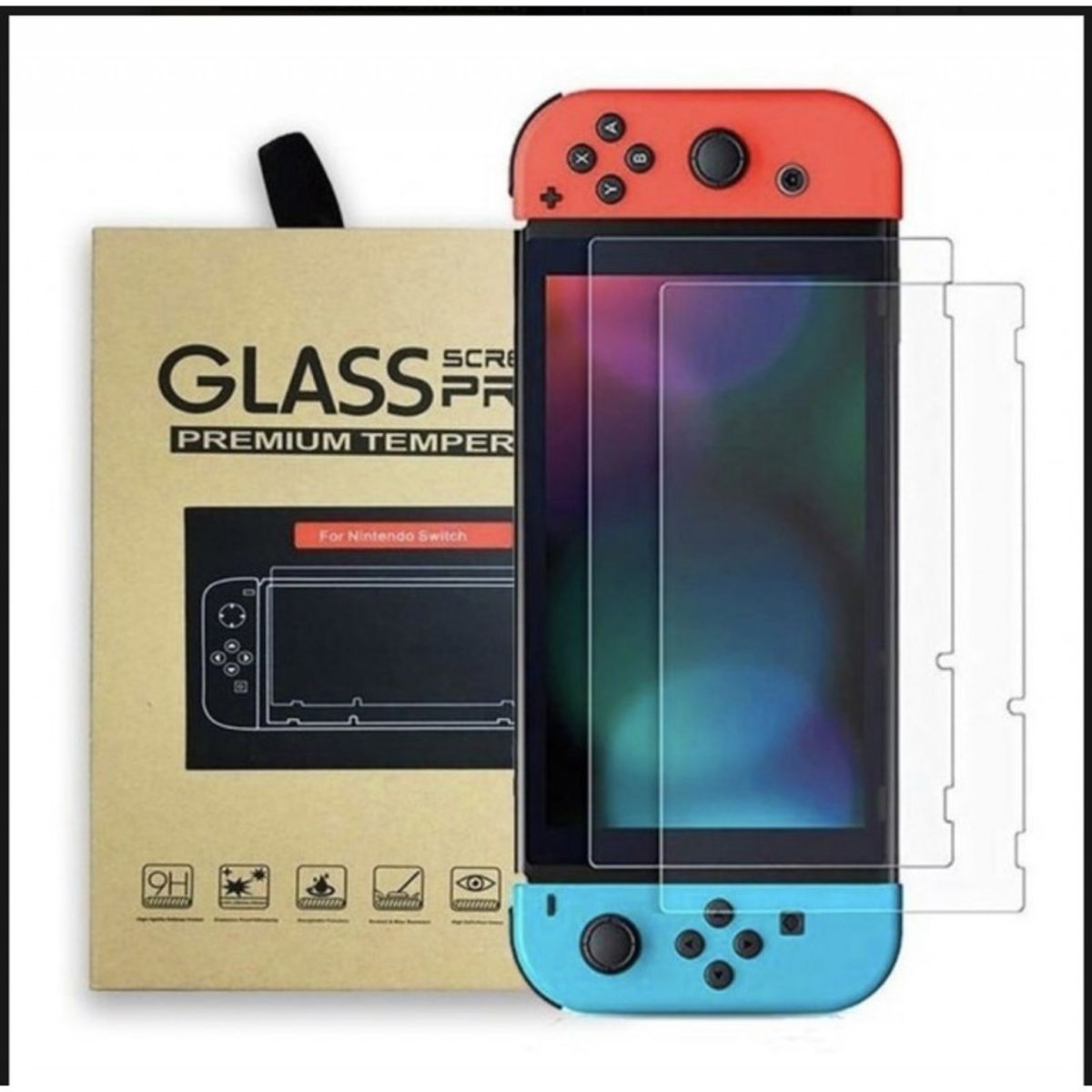 GENERICO - Vidrio Templado Glasspro Compatible Pantalla Nintendo Switch