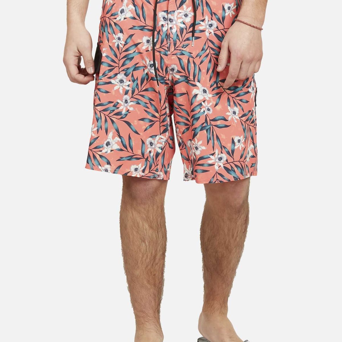 VOLCOM - Traje de Baño TROPICAL HIDE OUT TRUNKS RED Hombre Multicolor Volcom