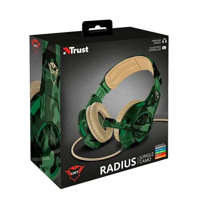TRUST - AUDIFONO TRUST RADIUS CAMO JUNGLE DXT310C