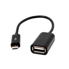 MOVILLANO - Cable Otg Micro Usb Adaptador Microusb Macho A Usb Hembra