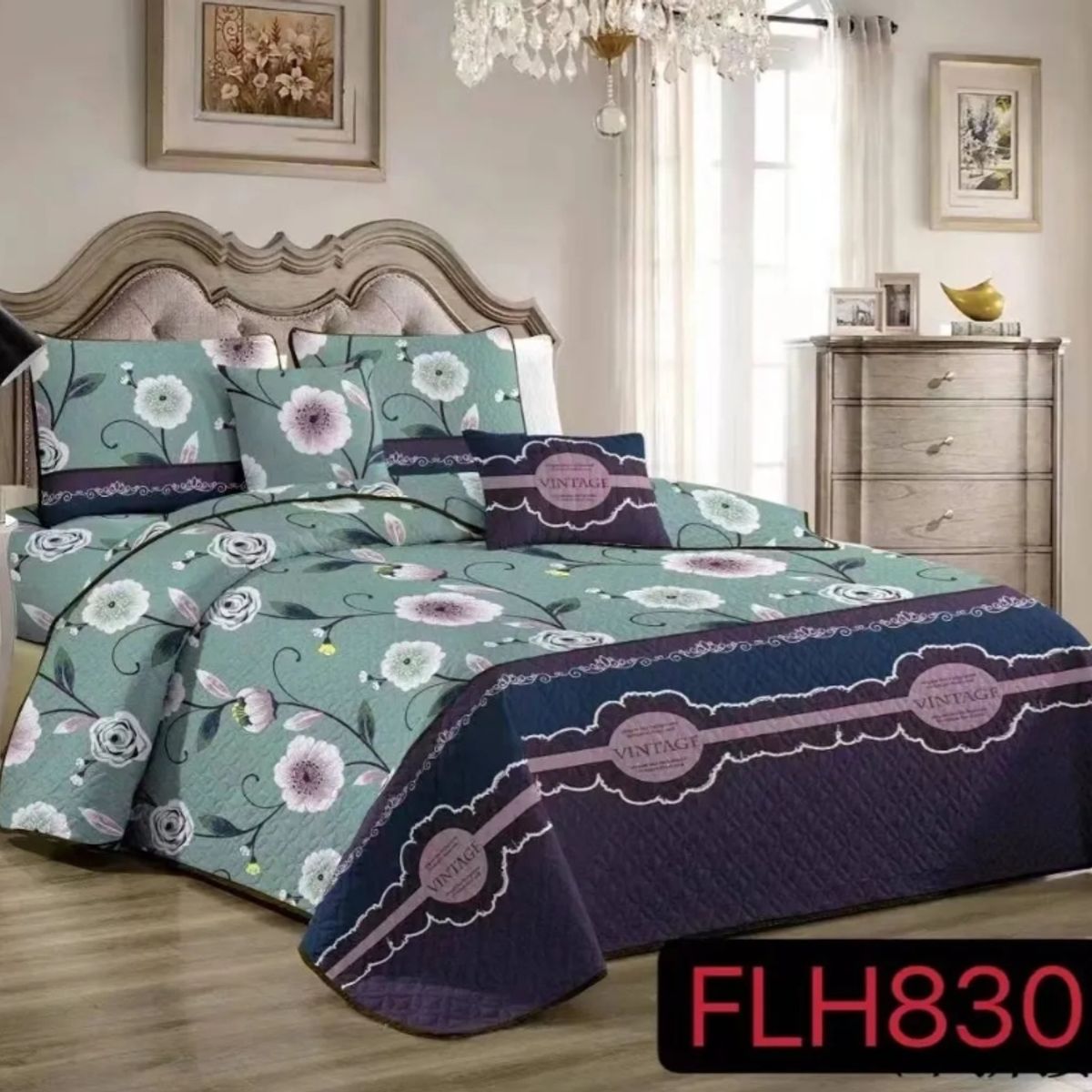 GENERICO - Cubrecama Cobertor Quilt 2 Plazas Varios Modelos 830