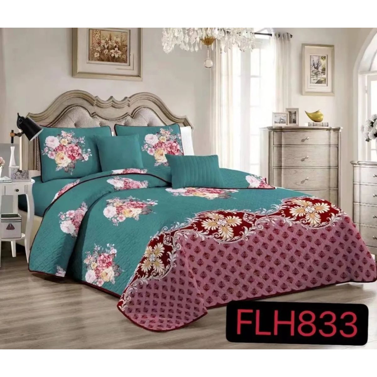 GENERICO - Cubrecama Cobertor Quilt 2 Plazas Varios Modelos FLH833