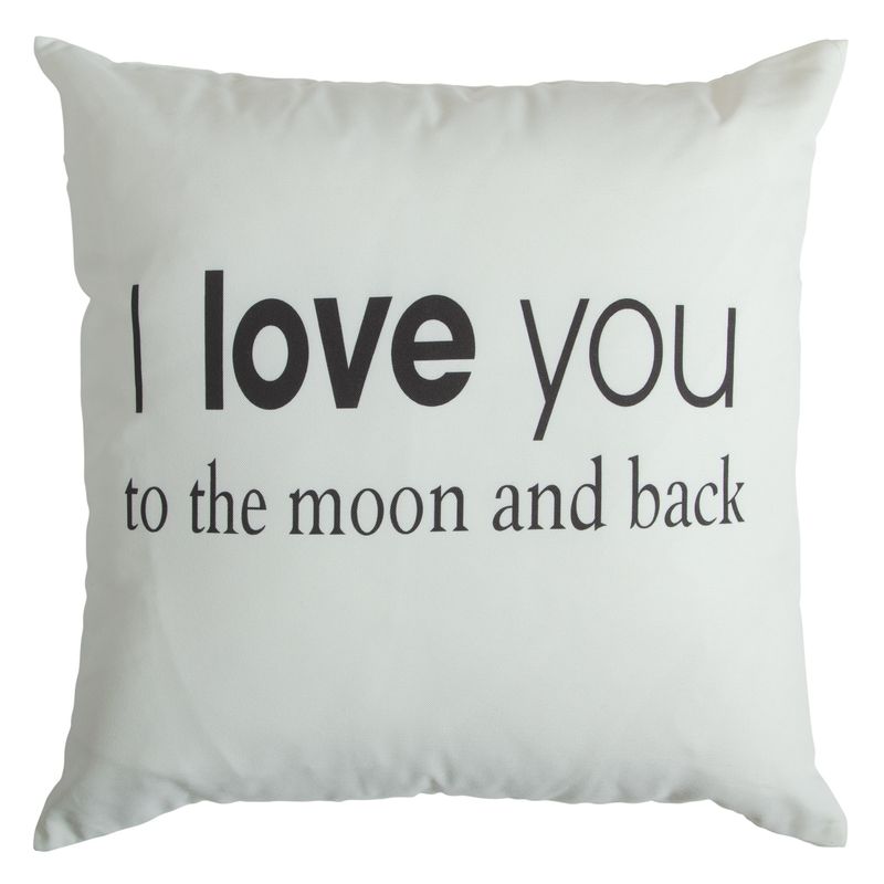 SUEÑO BLANCO - FUNDA  PARA  COJIN 45X45 CM PALABRAS DE AMOR I.