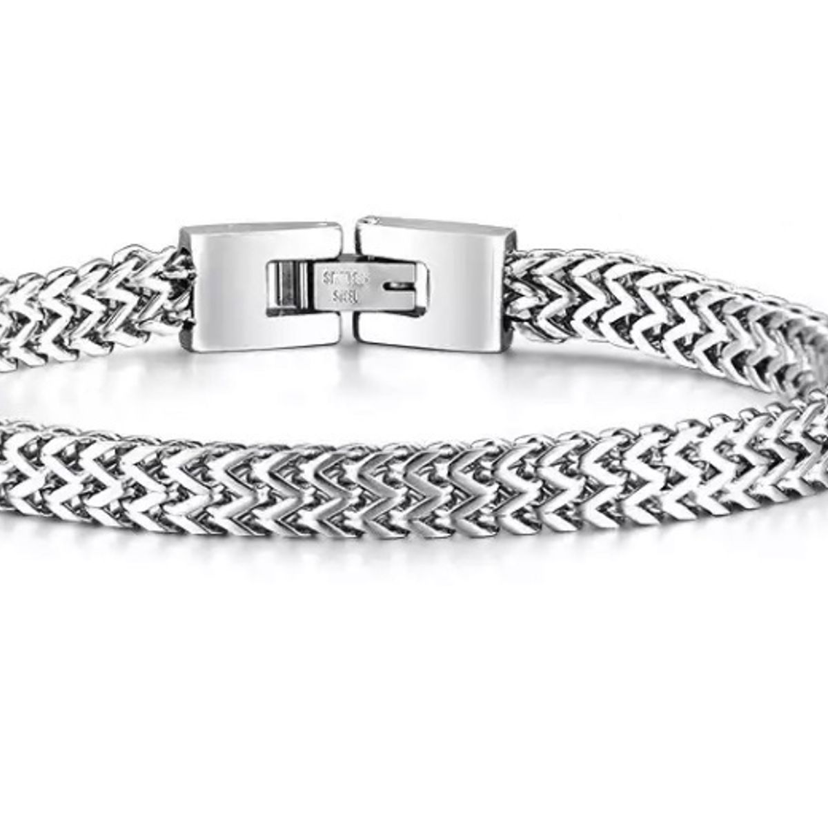 GENERICO - Pulsera Gruesa  Masculina Acero Quirúrgico.