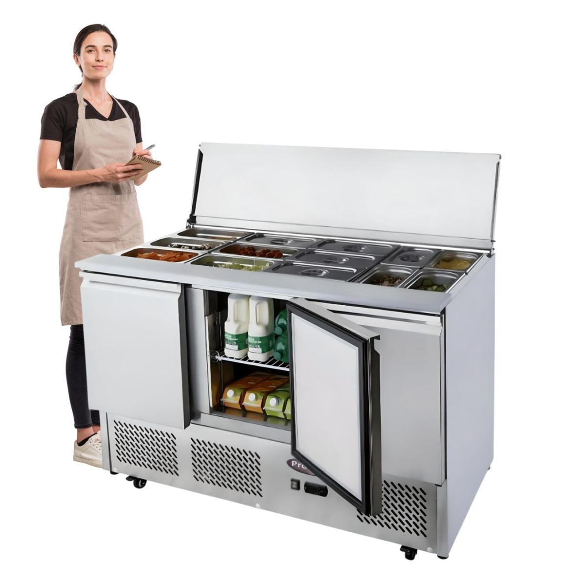 PROCHEF - Meson Refrigerado Saladette 137 Cm. 380 Lt Ac. Inox. ESL3850
