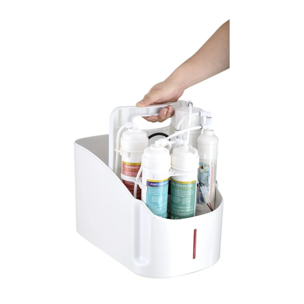 OSMOAQUA - Purificador de Agua Osmosis Inversa Compacto PUR4 con Bomba