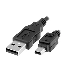 GENERICO - Cable Mini Usb 5 Pines V3 Carga Para Control Ps3 Gps Camaras