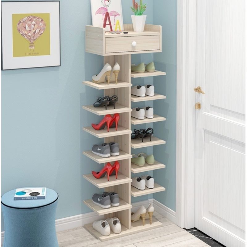 HOMER DESIGN - Zapatero Organizador Estante Zapatos 14 Pcs Hall Armario 2007083