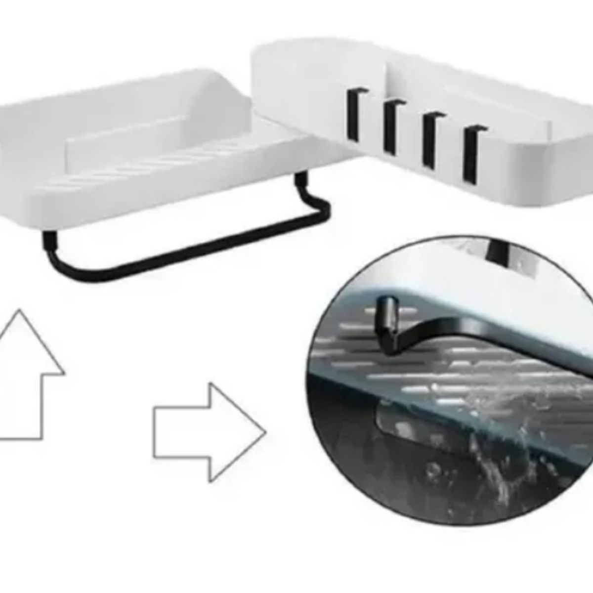 GENERICO - Repisas Para Ducha Organizador De Ducha Esquinero Hogar Baño