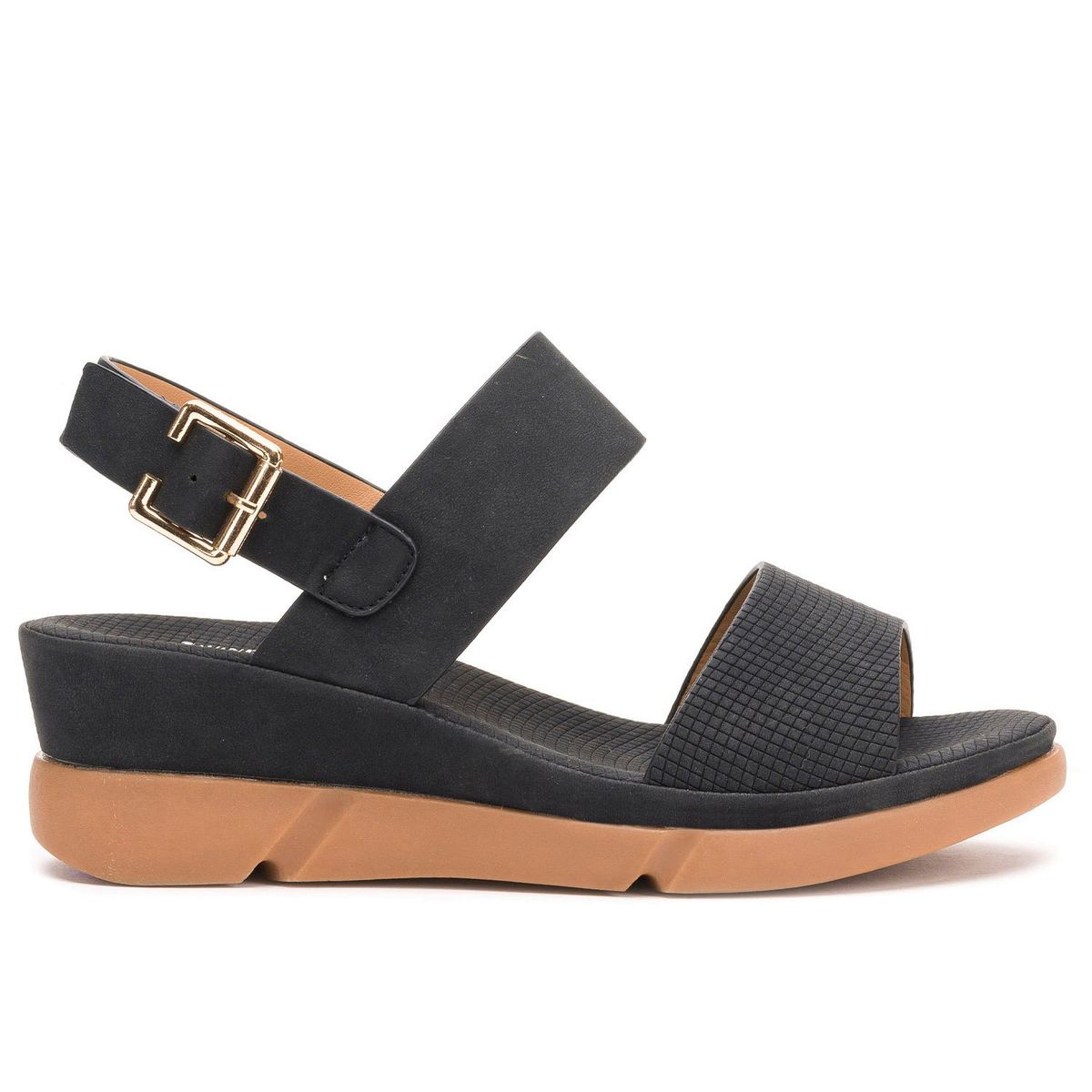 THUNDER BLUE - Sandalia Mujer Negro Orazi Thunder Blue