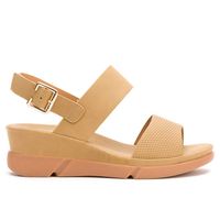 Sandalia Mujer Khaki Orazi