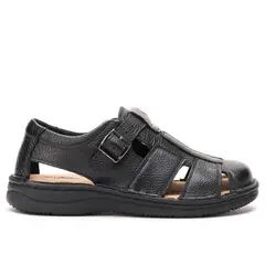 THUNDER BLUE - Sandalia Hombre Negro Bonat