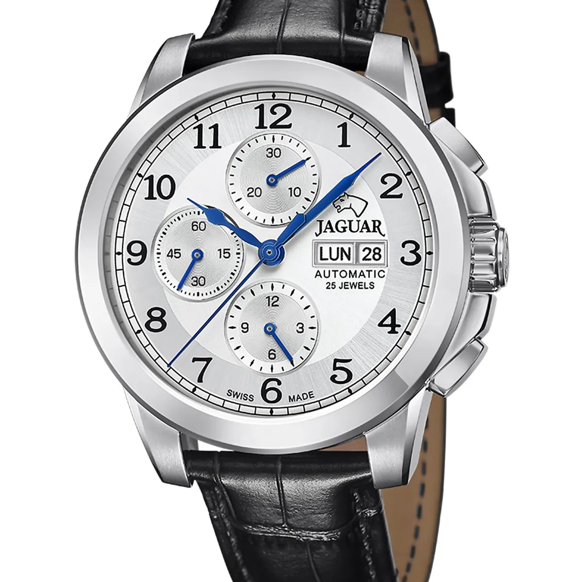 JAGUAR - Reloj J975/1 Jaguar Plateado Hombre Automatico