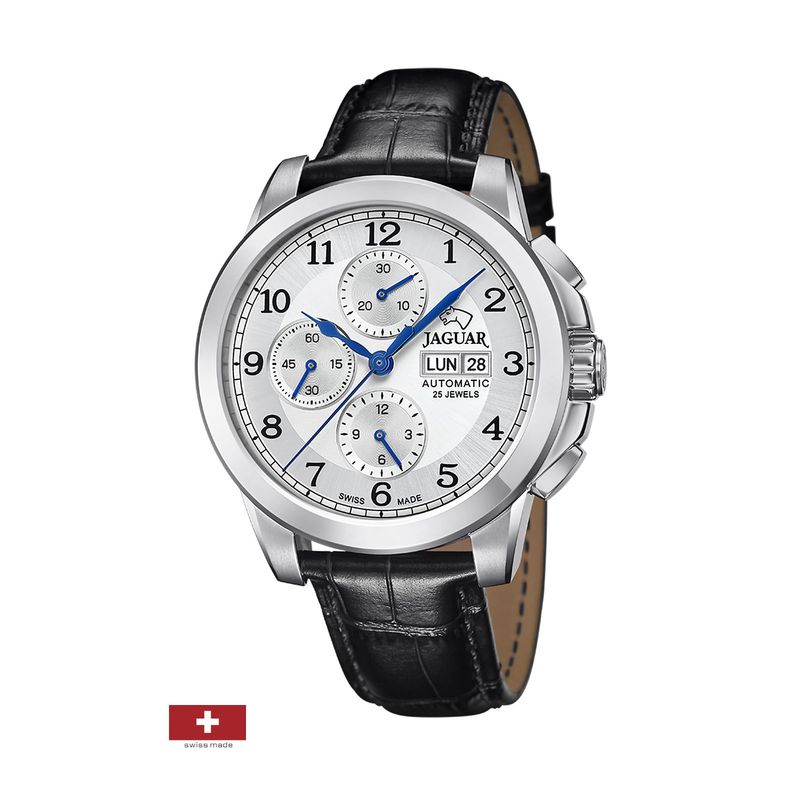 JAGUAR - Reloj J975/1 Jaguar Plateado Hombre Automatico
