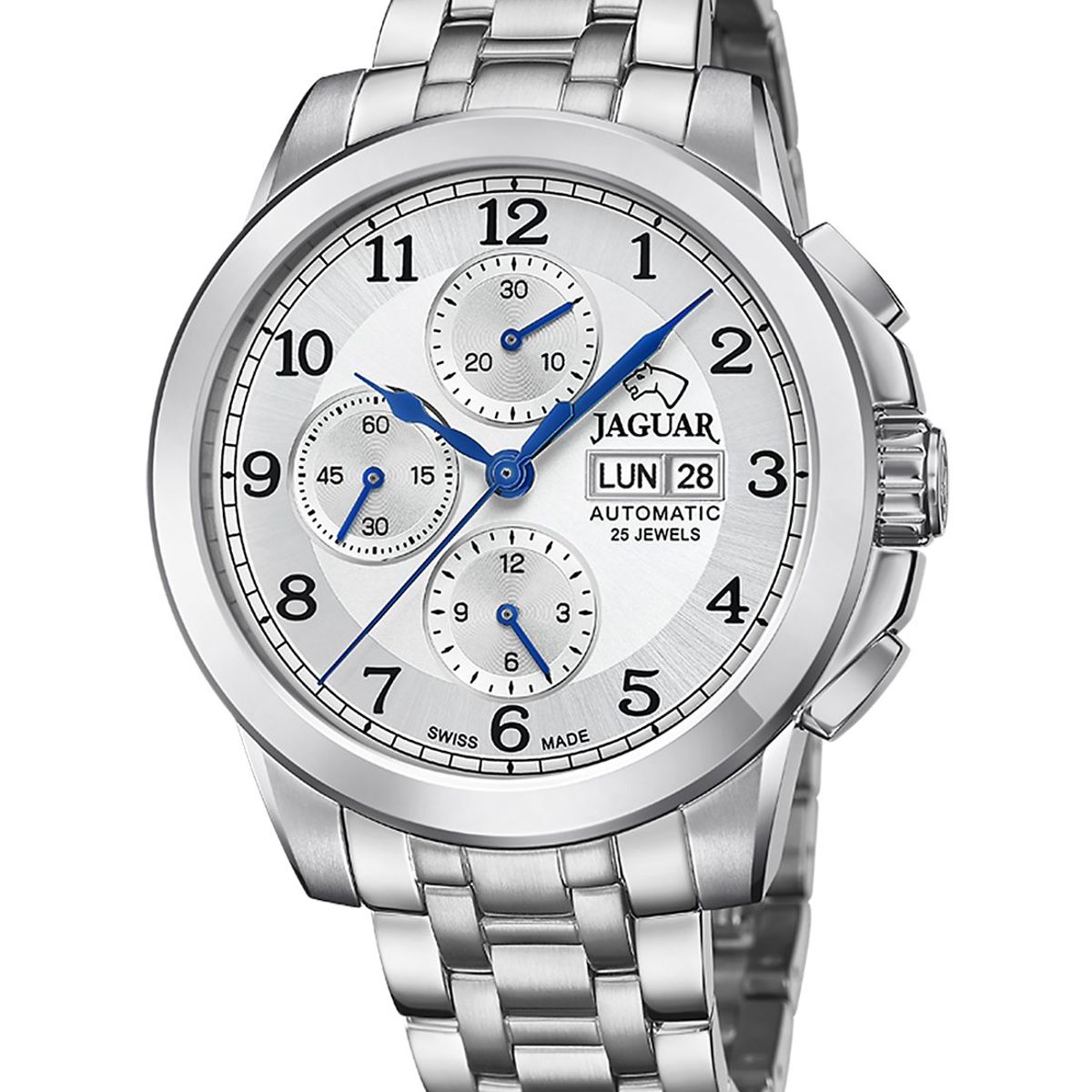 JAGUAR - Reloj J978/1 Jaguar Plateado Hombre Automatico