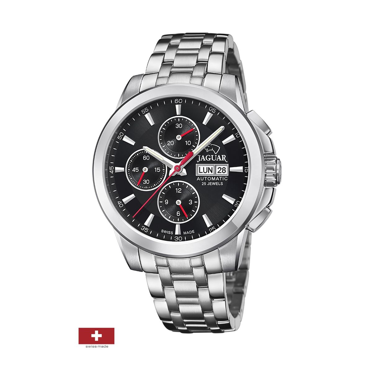 JAGUAR - Reloj J978/4 Jaguar Negro Hombre Automatico