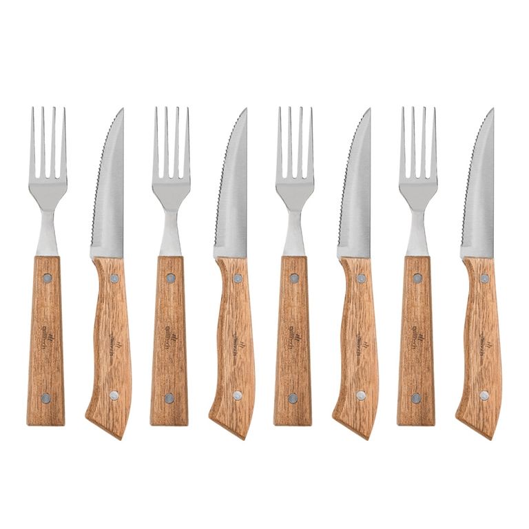 Blister 4 Tenedores + Cuchillos para Carne
