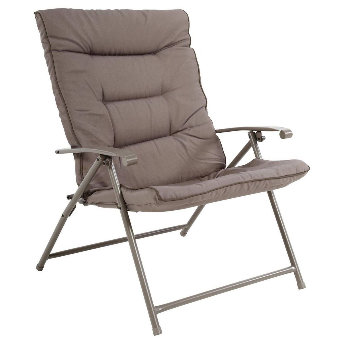 IMPORTCLICK - Juego Comedor Terraza Jardín Mesa + 4 Sillas Metal - Gris