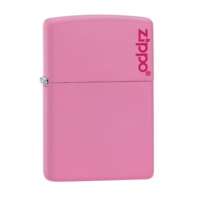 ZIPPO - Encendedor Zippo Lighter Classic Pink Matte Logo Rosa