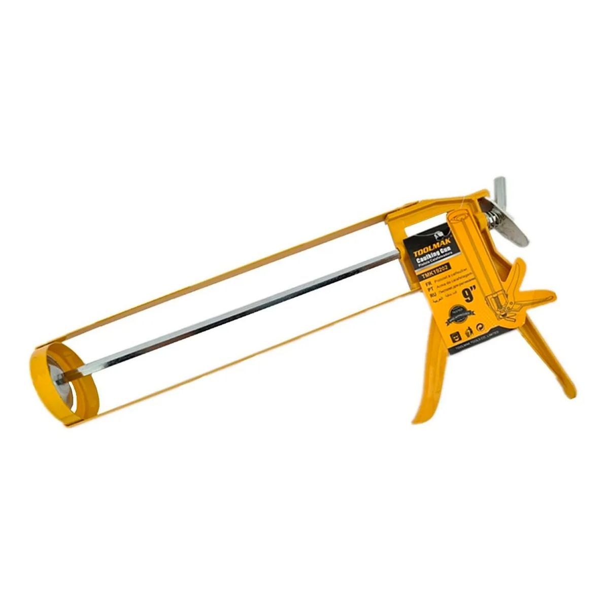 GENERICO - Pistola Calafatera 9 Tipo Esqueleto Para Silicona Toolmak