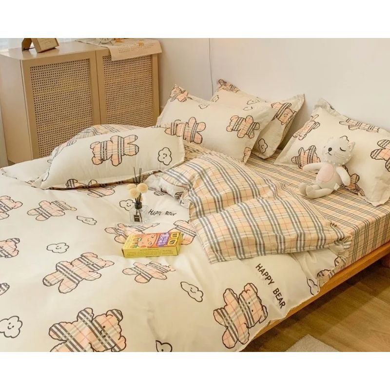 HOMER DESIGN - Set Ropa De Cama Sabanas +funda De Plumon 1.5 Plazas Bys21