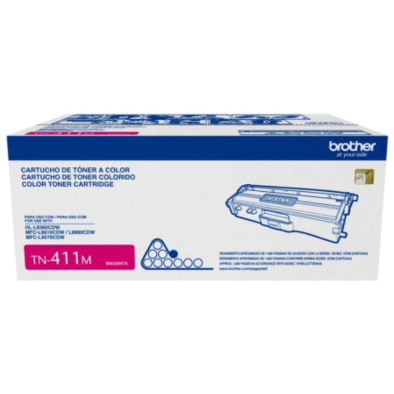 BROTHER - Cartucho de toner TN-411M Magenta