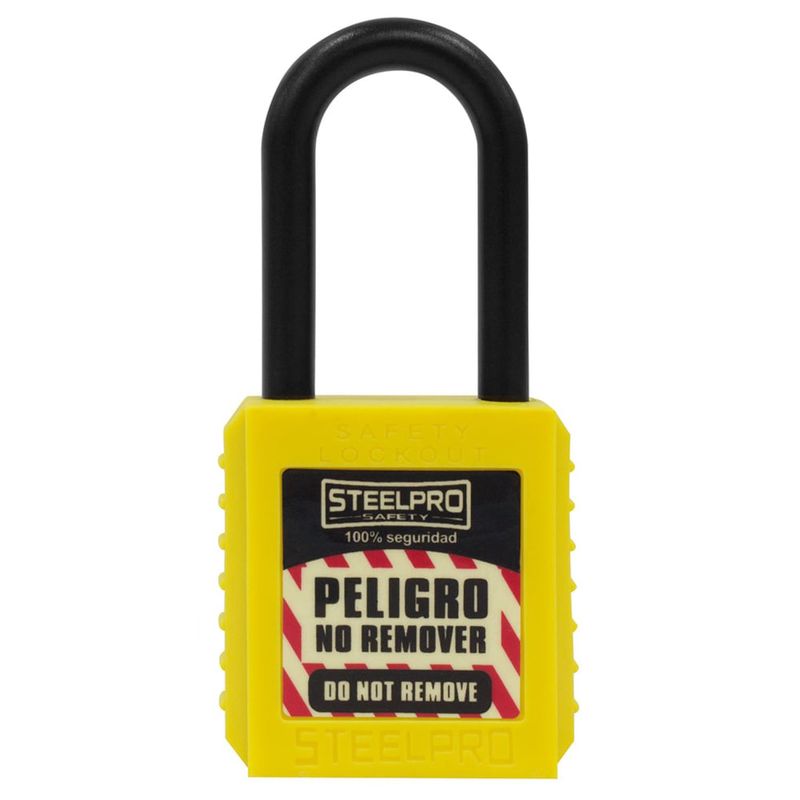 STEELPRO - Candado Steelpro Dielectrico Amarillo