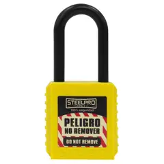 STEELPRO - Candado Dieléctrico Amarillo