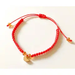 EL BAZAR DE ELLA - Pulsera hilo rojo dije de luna bañada en oro
