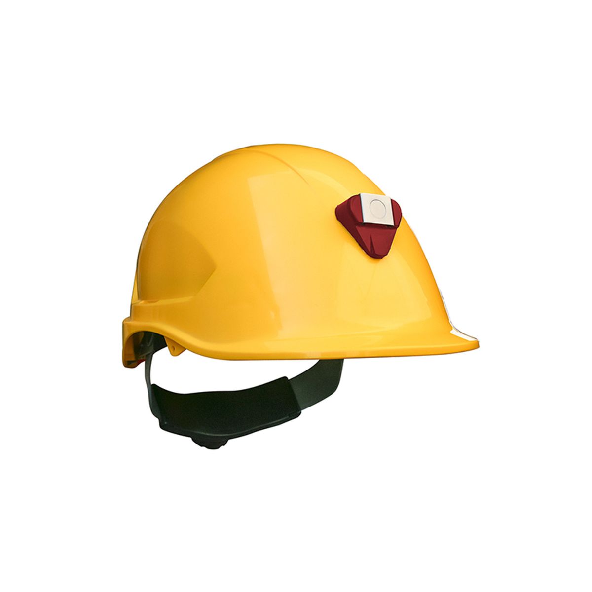 STEELPRO - Casco MTA ABS Amarillo / Portalampara