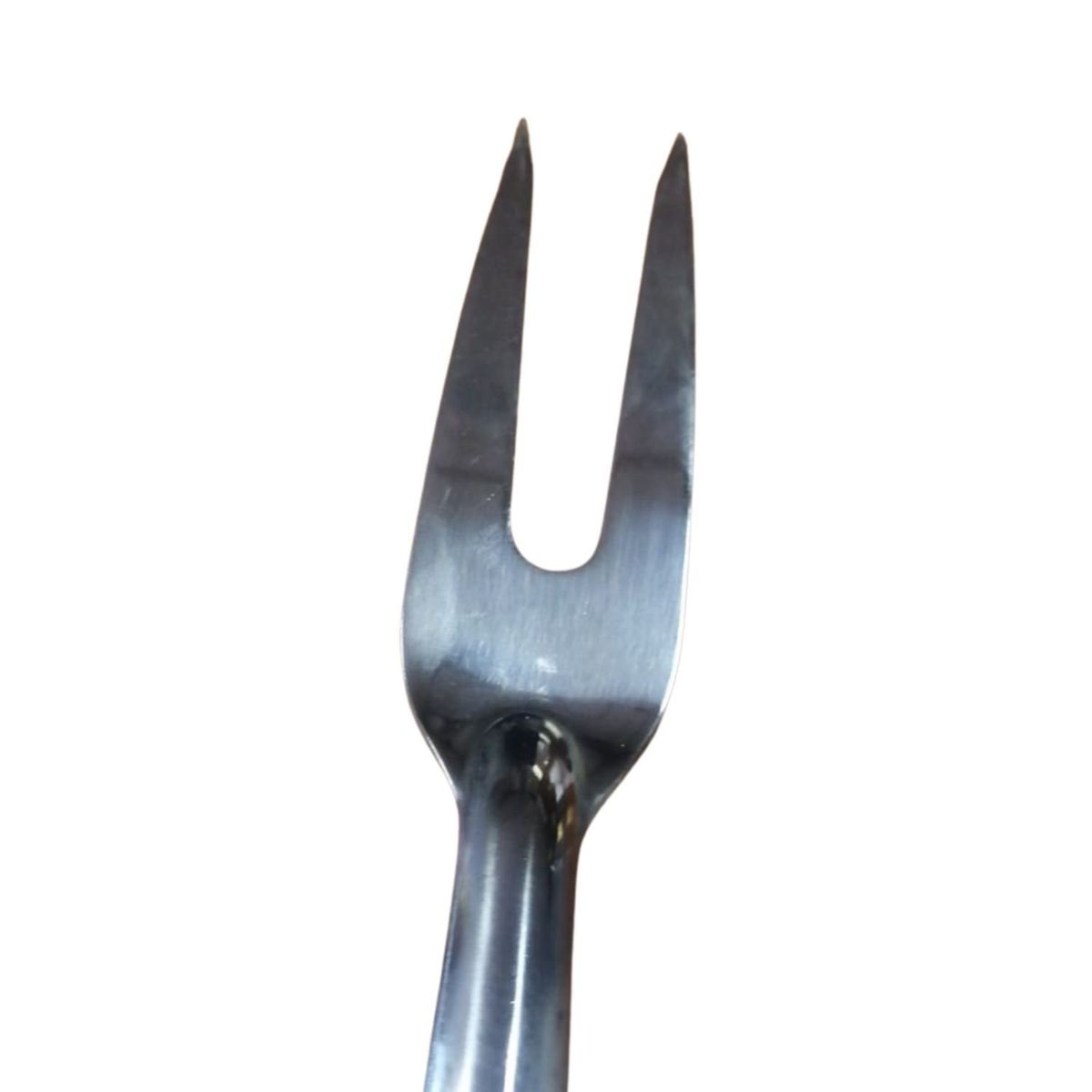 GENERICO - Tenedor Para Carne Pincho Asado Acero Inoxidable Dos Dientes.