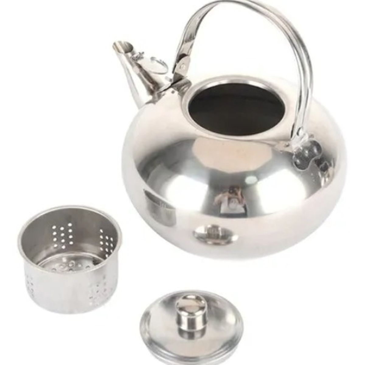 GENERICO - Tetera 2 litros Con Difusor De Aluminio