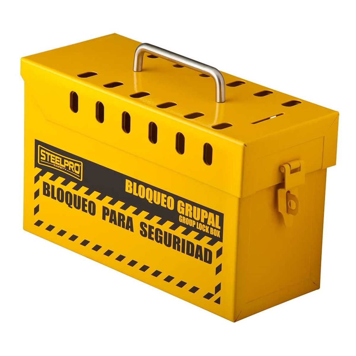 STEELPRO - Caja De Bloqueo Grupal Amarilla