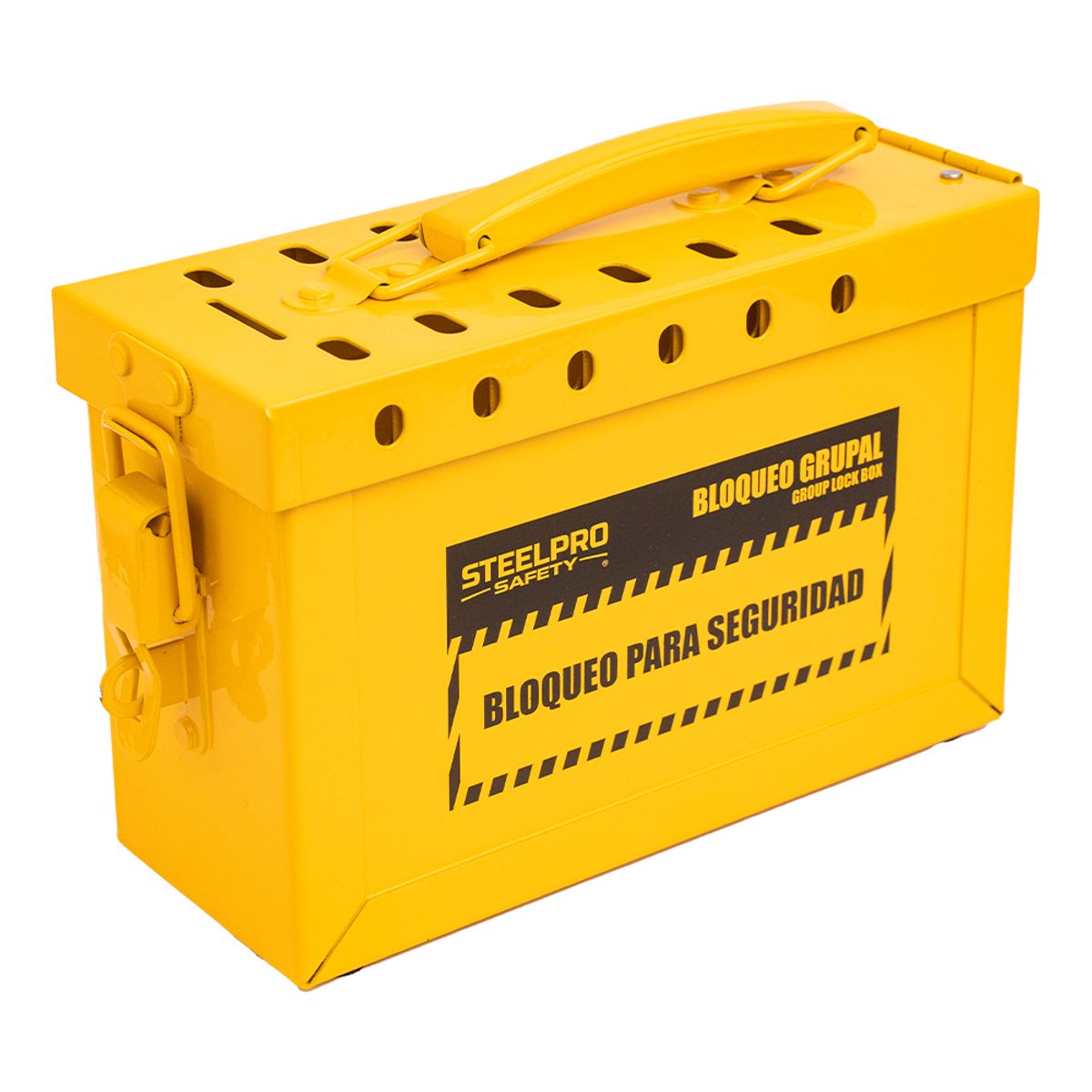 STEELPRO - Caja De Bloqueo Grupal Amarilla