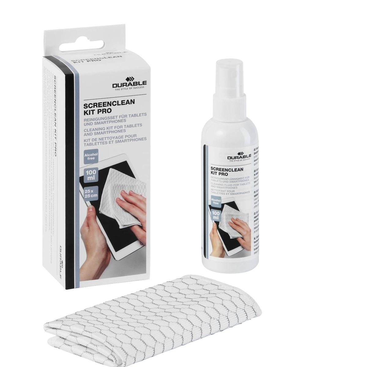 DURABLE - Kit Limpieza Pantallas Tactiles Durable