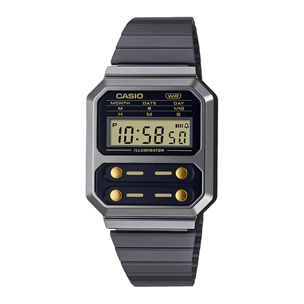 CASIO - Reloj Unisex Casio A100WEGG-1A2DF