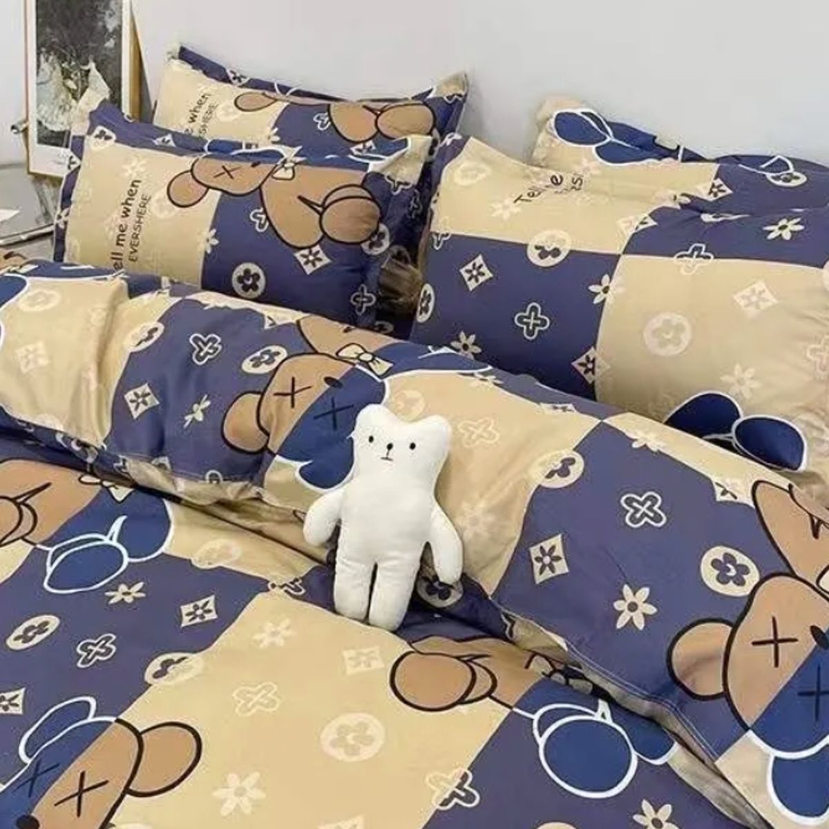 HOMER DESIGN - Set Ropa De Cama Sabanas +funda De Plumon 1.5 Plazas Bys36