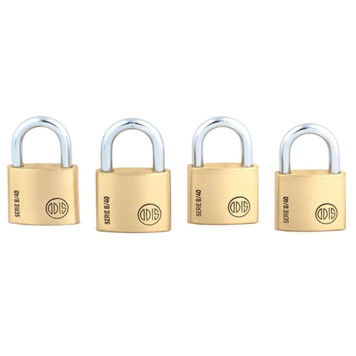 ODIS - Pack 4 Candados Odis B40 40mm - Llaves Iguales